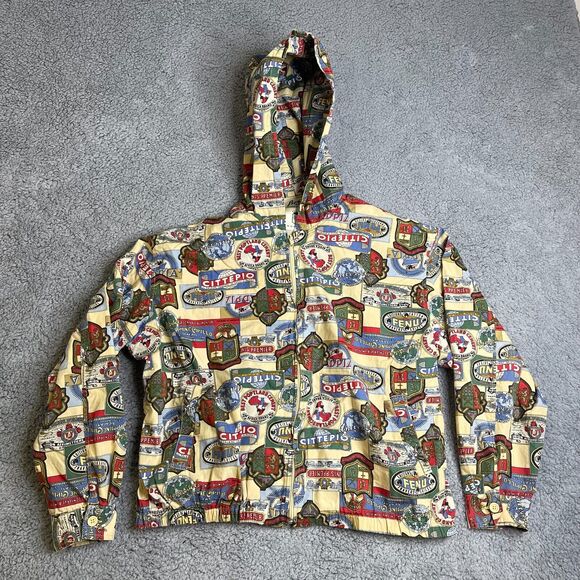 Eastboy Jacket Adult Large Full Zip All Over Print Hoodie - Picture 1 of 11
